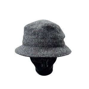 LL Bean Harris Tweed Gore-Tex Walking Hat XXL Wool Outer Hebrides Vintage EUC